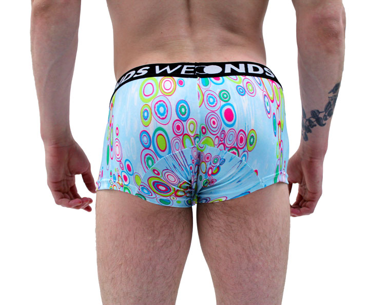 Acrylic Drops Men's Short Trunk Underwear-Mens Trunk Underwear-NDS Wear-NDS WEAR