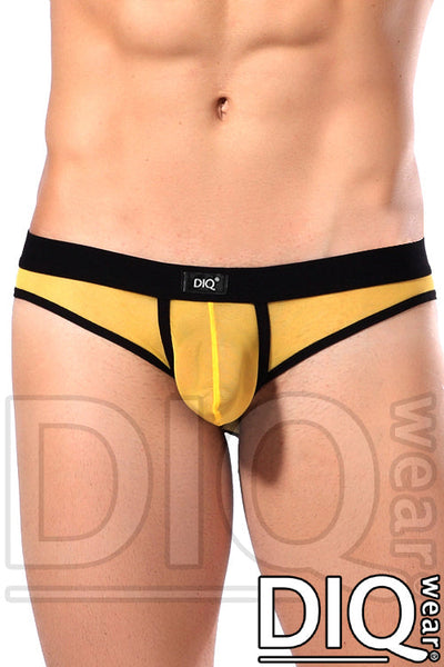 Air Brief Sheer Men's Underwear by DIQ-Mens Brief-DIQ Wear-Small-Yellow-NDS WEAR
