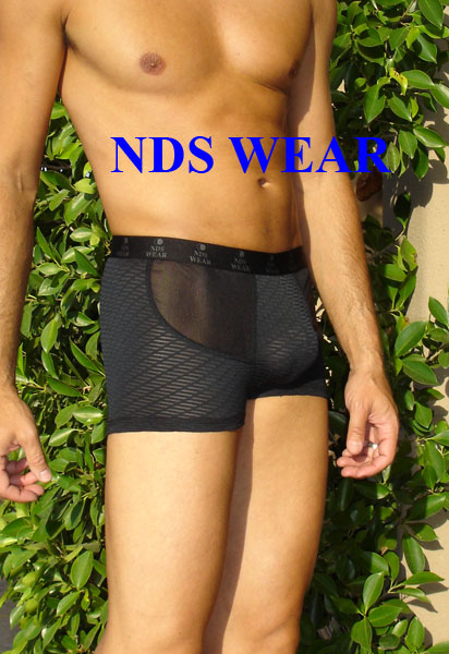 Black Mesh Mens Short - Clearance-Mens Shorts-nds wear-NDS WEAR