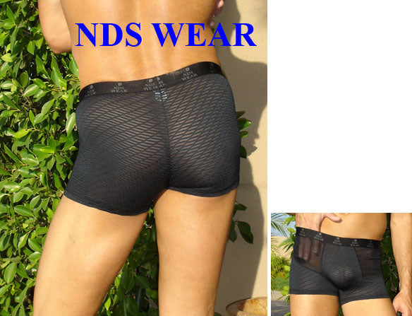 Black Mesh Mens Short - Clearance-Mens Shorts-nds wear-NDS WEAR