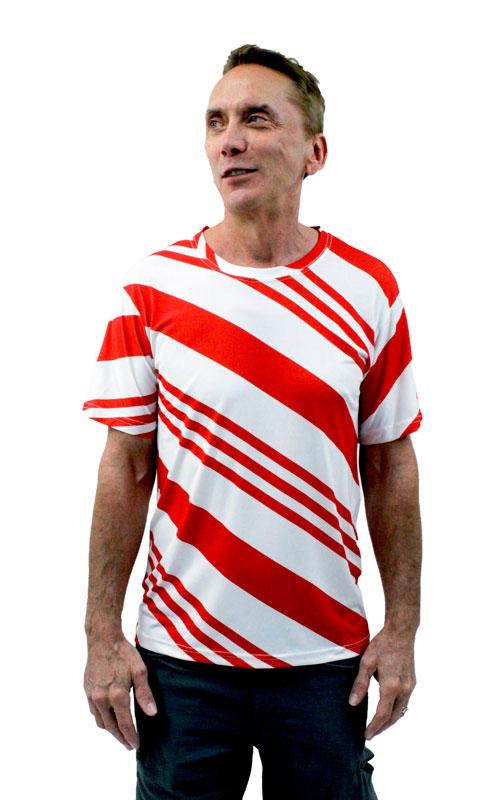 Candy Cane Holiday T-Shirt Unisex-T-shirt-TooLoud-NDS WEAR