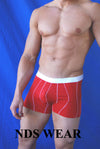 Contrast Stitch Boxer-NDS Wear-NDS Wear-Small-Red-NDS WEAR
