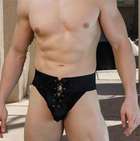 Discover the Odysseus Roman Tie Jock - A Sophisticated and Cozy Men's Undergarment - By NDS Wear-NDS Wear-Nds Wear-Small-Black-NDS WEAR