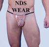 Elegant Sheer Retro Cubes G-String - By NDS Wear-NDS Wear-NDS WEAR-One-Size-NDS WEAR