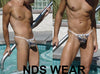 Elevate Your Intimate Style with Sheer Masquerade G-String - By NDS Wear-Mens Thong-NDS WEAR-Small-NDS WEAR