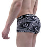 Festivo Black and White Men's Short Trunk Underwear-Mens Trunk Underwear-NDS Wear-NDS WEAR