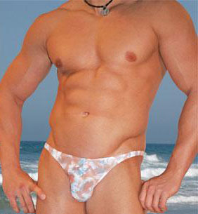 Hibiscus Men's Bikini-NDS Wear-NDS WEAR-Small-Red Hibiscus-NDS WEAR