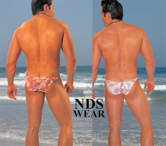 Hibiscus Men's Bikini-NDS Wear-NDS WEAR-NDS WEAR