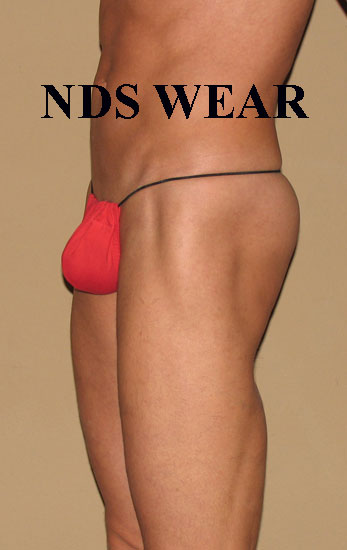 High-Quality Men's Cotton-Lycra String-G - Closeout Deal - By NDS Wear-NDS Wear-nds wear-Small-Lollipop Red-NDS WEAR