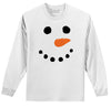 Long Sleeve Snowman T-shirt-NDS Wear-ndswear-Small-White-NDS WEAR