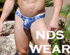 Men's Blue Sparkle Bikini-NDS Wear-NDS Wear-NDS WEAR