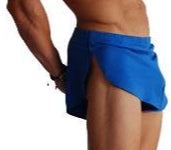 Men's Side Split Short-Mens Shorts-NDS WEAR-Small-Blue-NDS WEAR