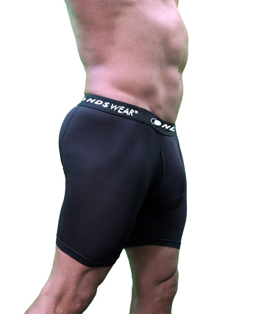 NDS Wear Men’s Sport Mesh Boxer Briefs – Breathable Fly Front Underwear 2-Pack-Boxer Briefs-NDS Wear-NDS WEAR