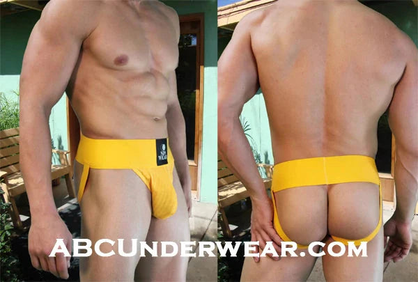 NDS Wear Jockstrap 2 PACK, Multi-pack Men's Pleasure Jock-Jockstrap-NDS Wear-Small-Yellow-NDS WEAR