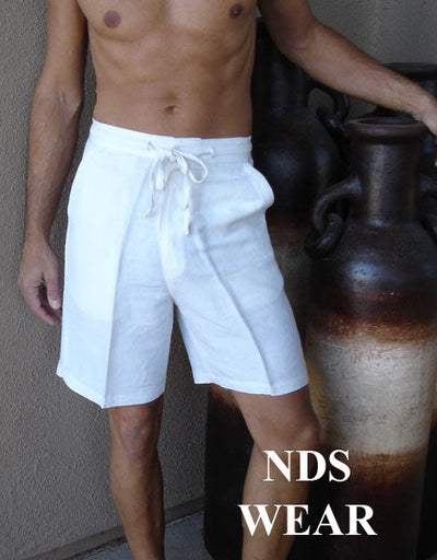NDS Wear Linen Shorts-NDS Wear-nds wear-Small-Natural-NDS WEAR