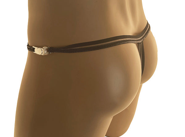 NDS Wear Mens Sheer Elastic Clip Tonga/Thong-Mens Thong-NDS Wear-NDS WEAR