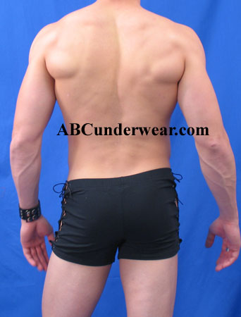 NDS Wear Side Lace-up Black Short-NDS Wear-NDS WEAR-NDS WEAR