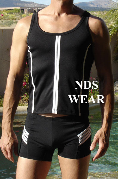 NDS Wear Stripe Short Black/White-NDS Wear-NDS WEAR-NDS WEAR