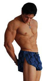 Open Side Printed Shorts-NDS Wear-NDS Wear-Small-Blue Snake-NDS WEAR