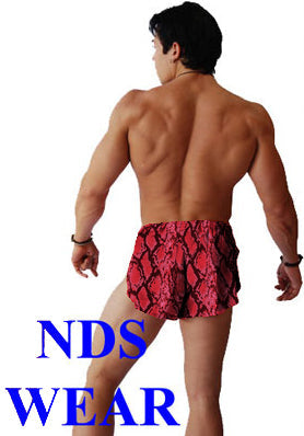 Open Side Printed Shorts-NDS Wear-NDS Wear-NDS WEAR