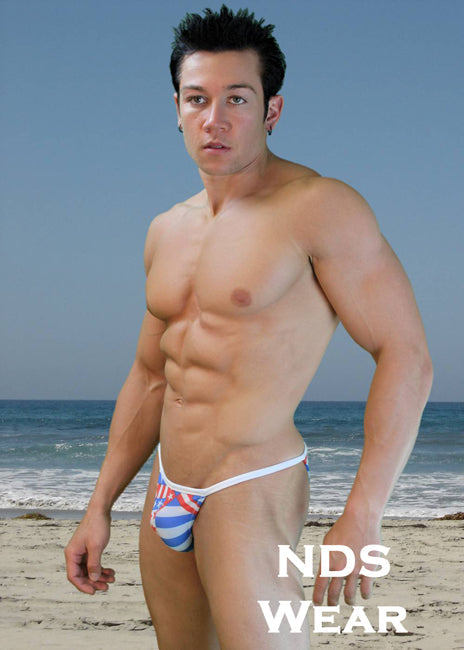 Patriotic Openside Bikini Swimsuit Collection-NDS Wear-NDS Wear-Small-NDS WEAR