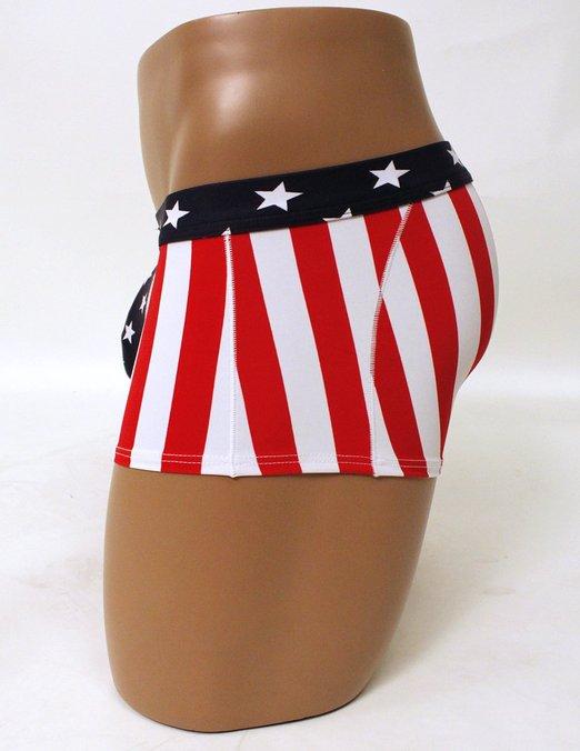 Premium Neptio USA Flag Swimsuit Brief Trunk for Men - Embrace American Pride in Style-Swimsuit-Neptio-NDS WEAR