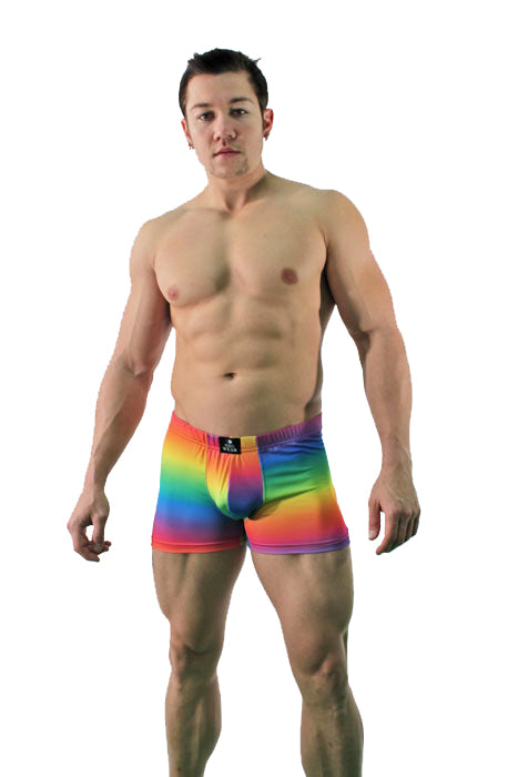 Rainbow Trunk for Men - Pride shorts-Mens Trunk-NDS WEAR-Small-Rainbow-NDS WEAR