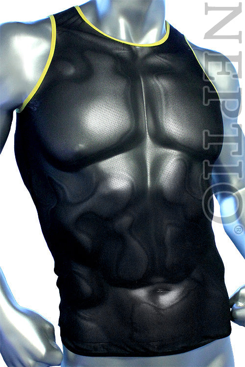 Rave Mesh Tank Top for men-NDS Wear-Neptio-Small-Blue-NDS WEAR