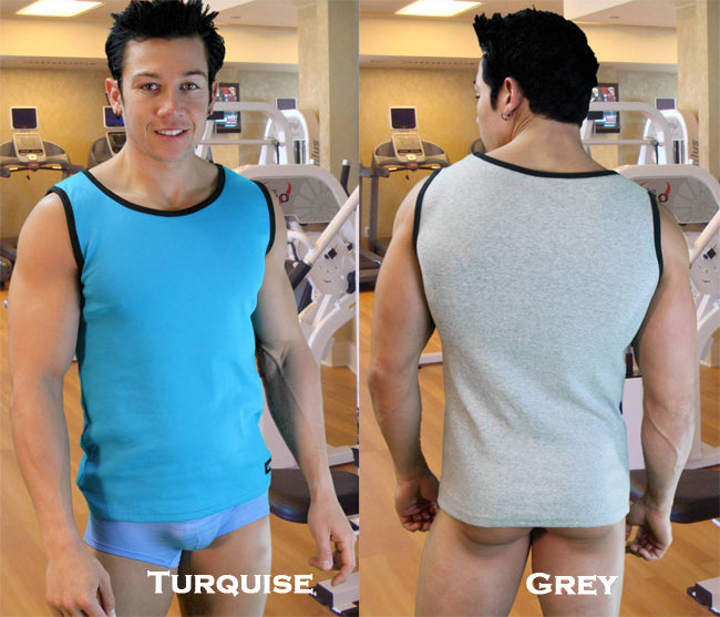 Ribbed Contrast Stylish Tank Top-NDS Wear-Lobbo-NDS WEAR