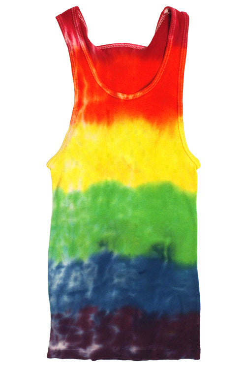 Ribbed Rainbow Tank Top for men - Flash Sale!-NDS Wear-ndswear-Small-Multi-NDS WEAR