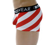 Santa Candy Cane Stripe Boxer Brief By NDSwear®-Boxer Brief-NDS Wear-NDS WEAR