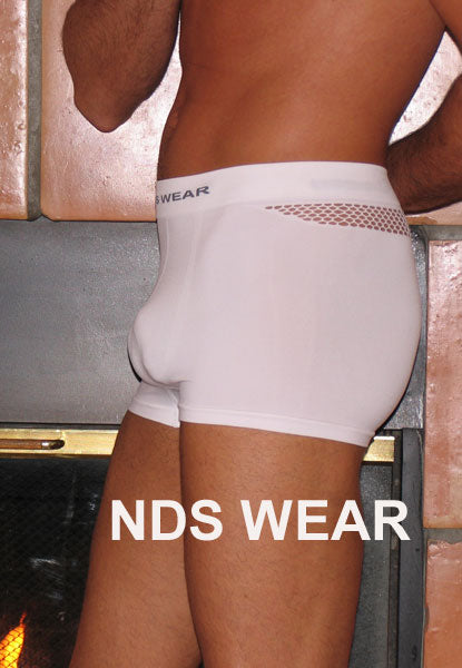 Seamless Microfiber Back Mesh Boxer-NDS Wear-nds wear-Small-Medium-Black-NDS WEAR