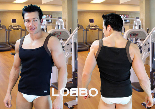 Sexy Square Cut Contrast Tank Top-NDS Wear-Lobbo-Small-Black-NDS WEAR