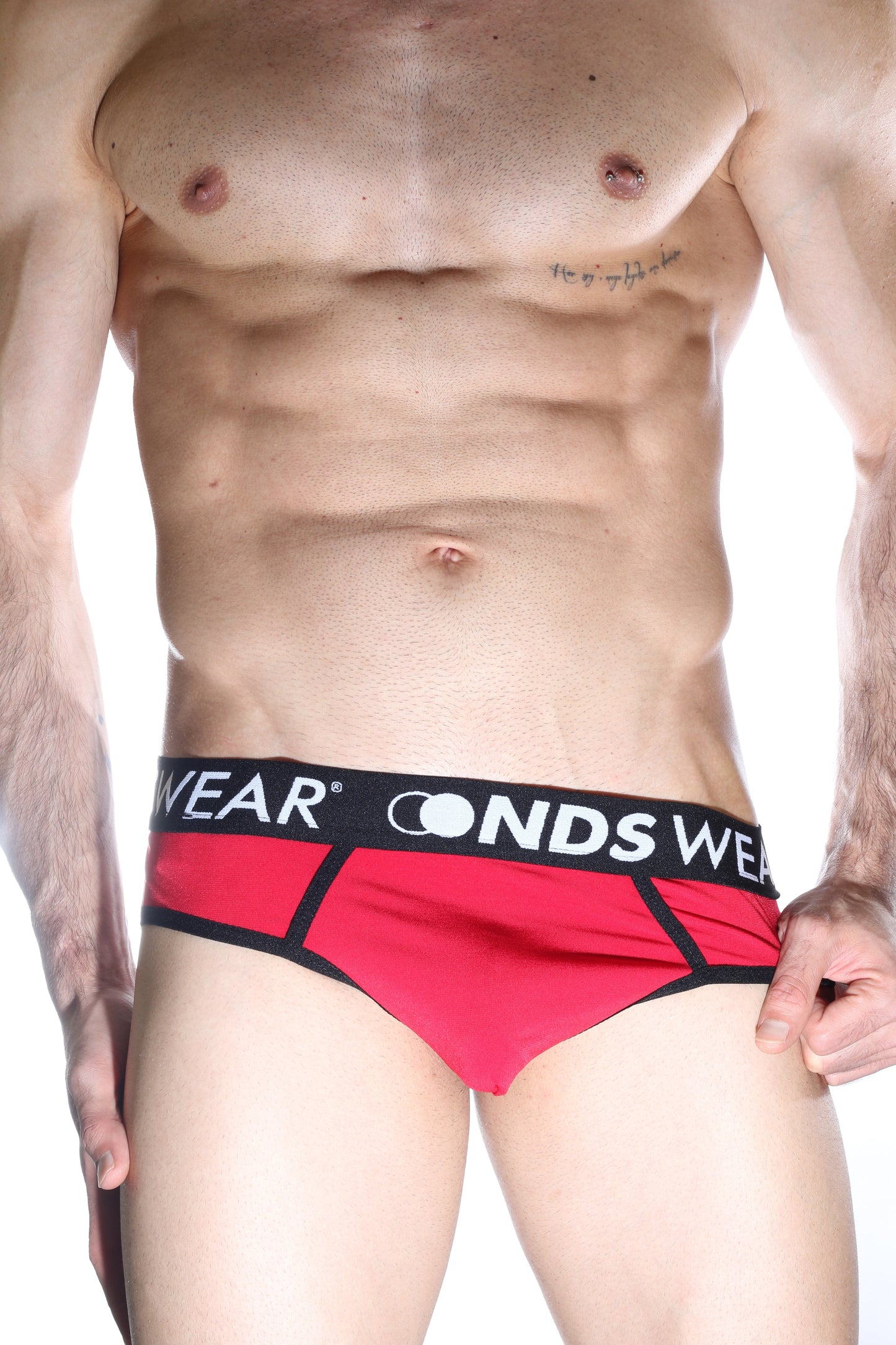 Sexy String Jockstrap with Brief Front for Men by NDS Wear – Blowout Sale!-Jock Straps-NDS Wear-Small-Red-NDS WEAR