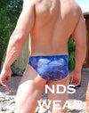 Sheer Blue Camo Bikini Mens Underwear-NDS Wear-NDS WEAR-NDS WEAR