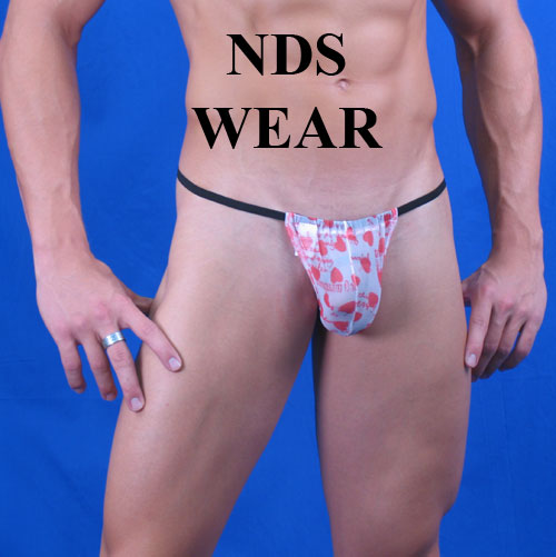 Sheer Hearts G-String for Men - By NDS Wear-NDS Wear-NDS WEAR-One-Size-NDS WEAR