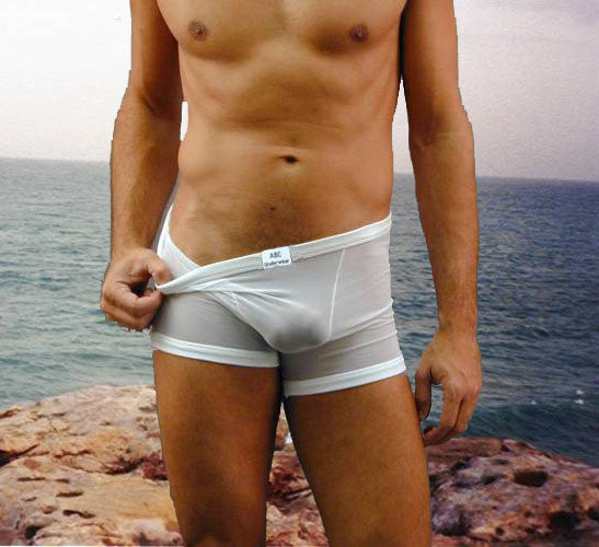 Sheer Loungewear Boxer-NDS Wear-NDS WEAR-Small-White-White-NDS WEAR