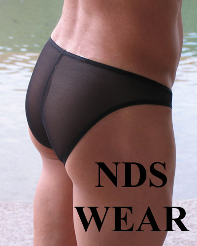 Sheer Men's bikini-NDS Wear-NDS WEAR-Medium-BLACK-NDS WEAR