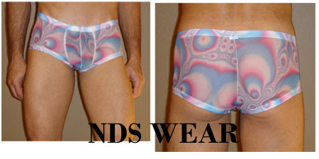 Sheer Psychedelic Short-NDS Wear-NDS WEAR-NDS WEAR