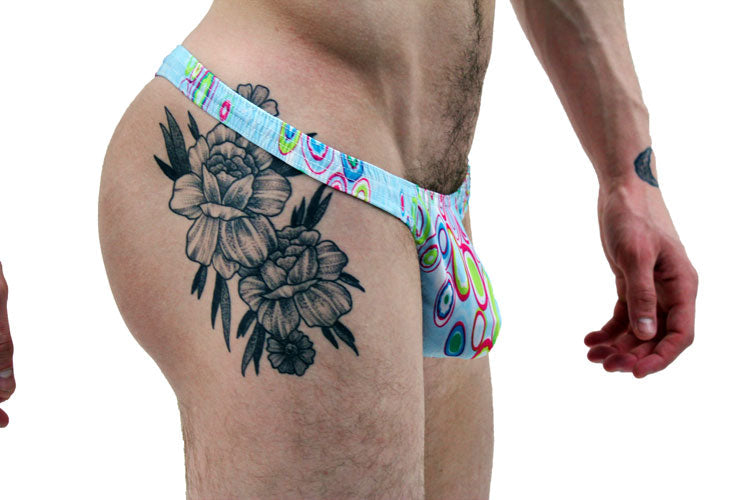 Shop Acrylic Drops Men's Thong - A Stylish and Comfortable Underwear Option for Men-Mens Thong-NDS WEAR-NDS WEAR
