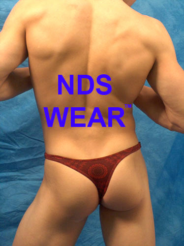 Shop Alexander Clip Men's Thong - A Stylish and Comfortable Underwear Option for Men-Mens Thong-NDS Wear-Small-Burgundy-NDS WEAR