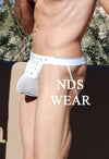 Shop Closeout Jockstrap in Pleather and Net Material-NDS Wear-NDS WEAR-Small-Medium-Black-NDS WEAR