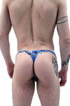 Shop Men's Blue Camo Thong Underwear-Mens Thong-NDS WEAR-NDS WEAR