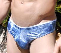 Shop Men's Brazilian Blue Sparkle Thong-Mens Thong-NDS WEAR-Small-NDS WEAR