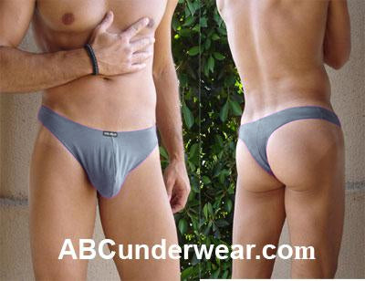 Shop Men's Cotton Lycra O-Ring Thong-Mens Thong-nds wear-Grey-Small-NDS WEAR