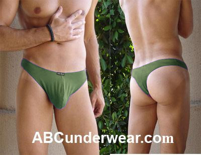 Shop Men's Cotton Lycra O-Ring Thong-Mens Thong-nds wear-Green-Small-NDS WEAR