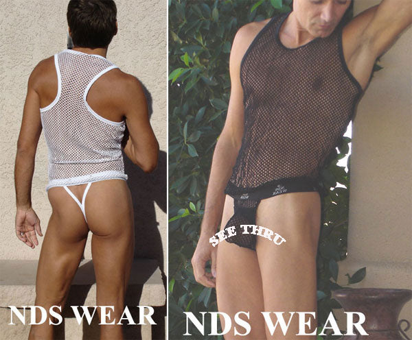 Shop Men's Fishnet Grabber Thong-Mens Thong-nds wear-NDS WEAR