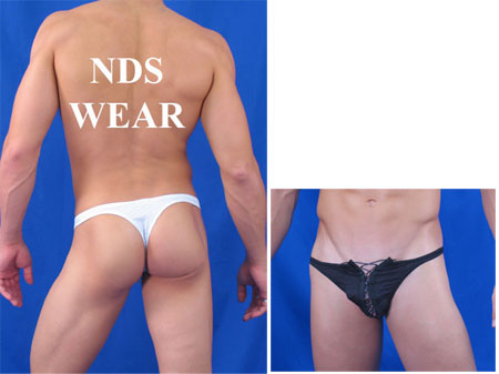 Shop Men's Jacquard Lace-up Thong with a Stylish Design-Mens Thong-nds wear-Small-Black-NDS WEAR