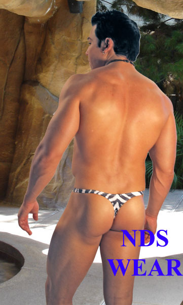 Shop Men's Microfiber Zebra Thong-Mens Thong-NDS Wear-NDS WEAR