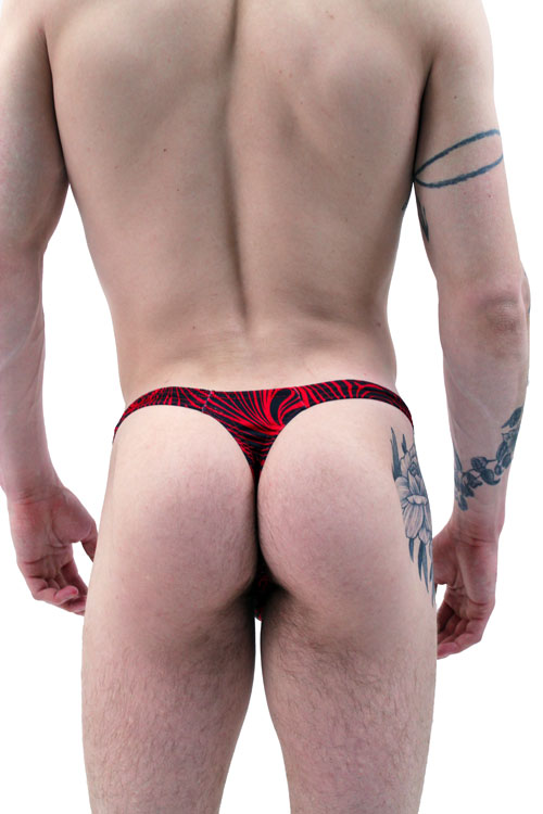 Shop Men's Red and Black Cappuccino Thong-Mens Thong-NDS WEAR-NDS WEAR